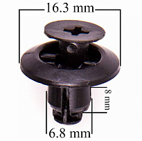 Клипса SKYWAY TOYOTA AVENSIS/VISTA/TACOMA LEXUS ES300 064 (min25)